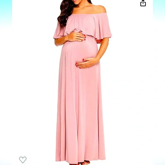 bridesmaid maxi dress with sleeves Andie Long Sleeve Bridesmaid Dress in Sage main image 1